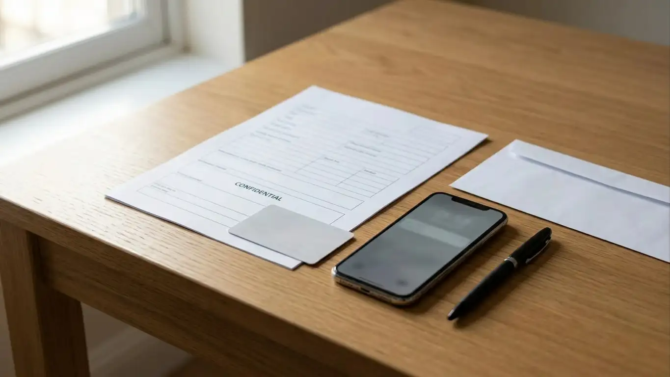 Withdrawal request and identity verification documents for a casino payout