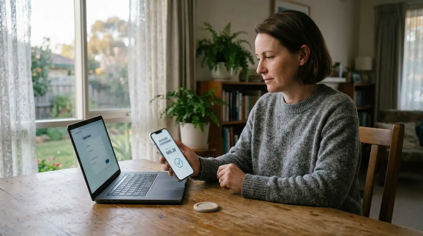 Player checking the cashier minimum on a $2 minimum deposit casino account in Australia