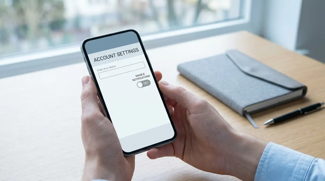 Account settings screen with a weekly deposit limit field being filled in