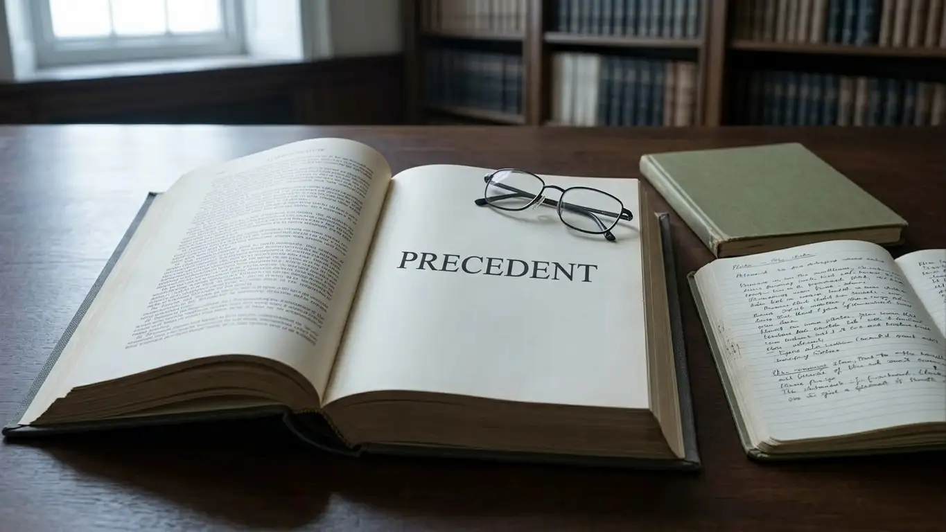 Australian federal legislation open on a desk beside a notebook of payment rules